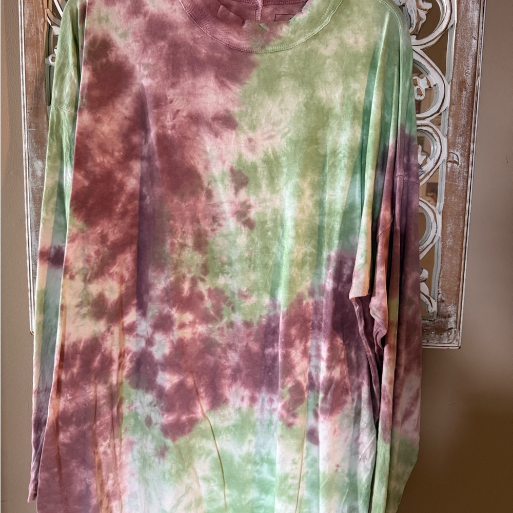 We The Free Multicolor Tie-Dye Top